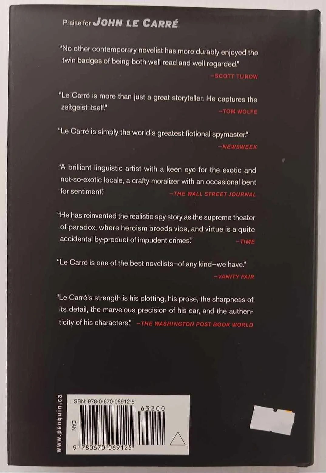 A MOST WANTED MAN - John le Carre