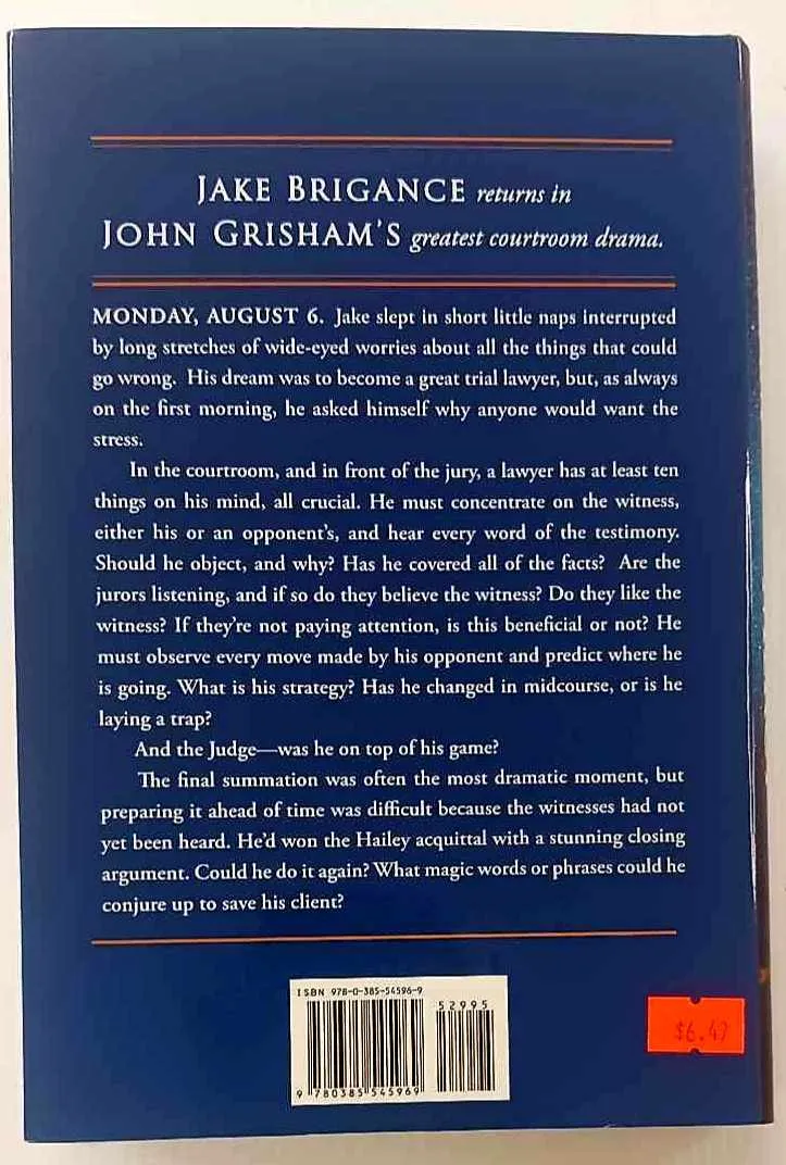 A TIME FOR MERCY - John Grisham