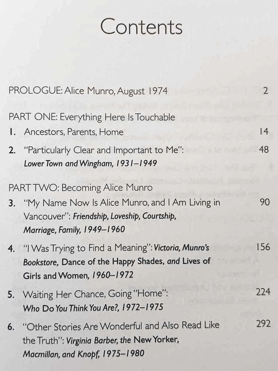 ALICE MUNRO WRITING HER LIVES - Robert Thacker