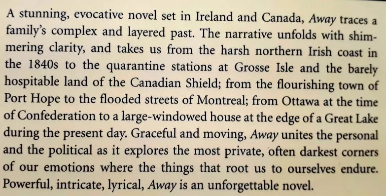 AWAY - Jane Urquhart