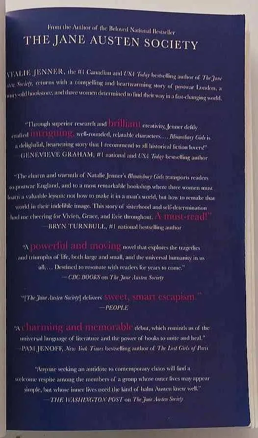 BLOOMSBURY GIRLS - Natalie Jenner