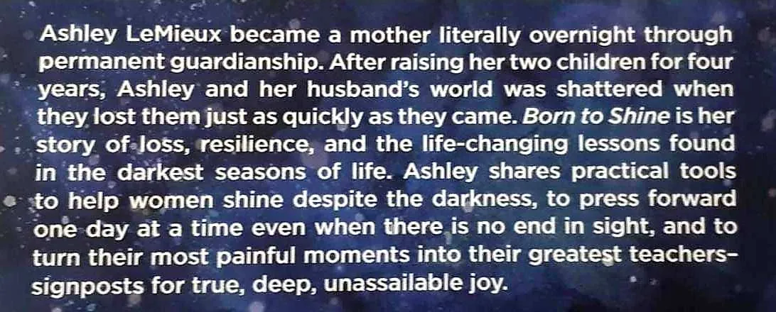 BORN TO SHINE - Ashley LeMieux