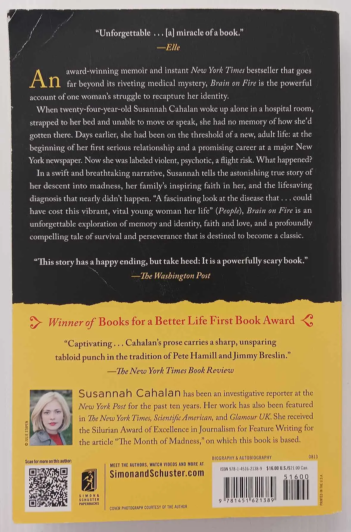 BRAIN ON FIRE - Susannah Cahalan