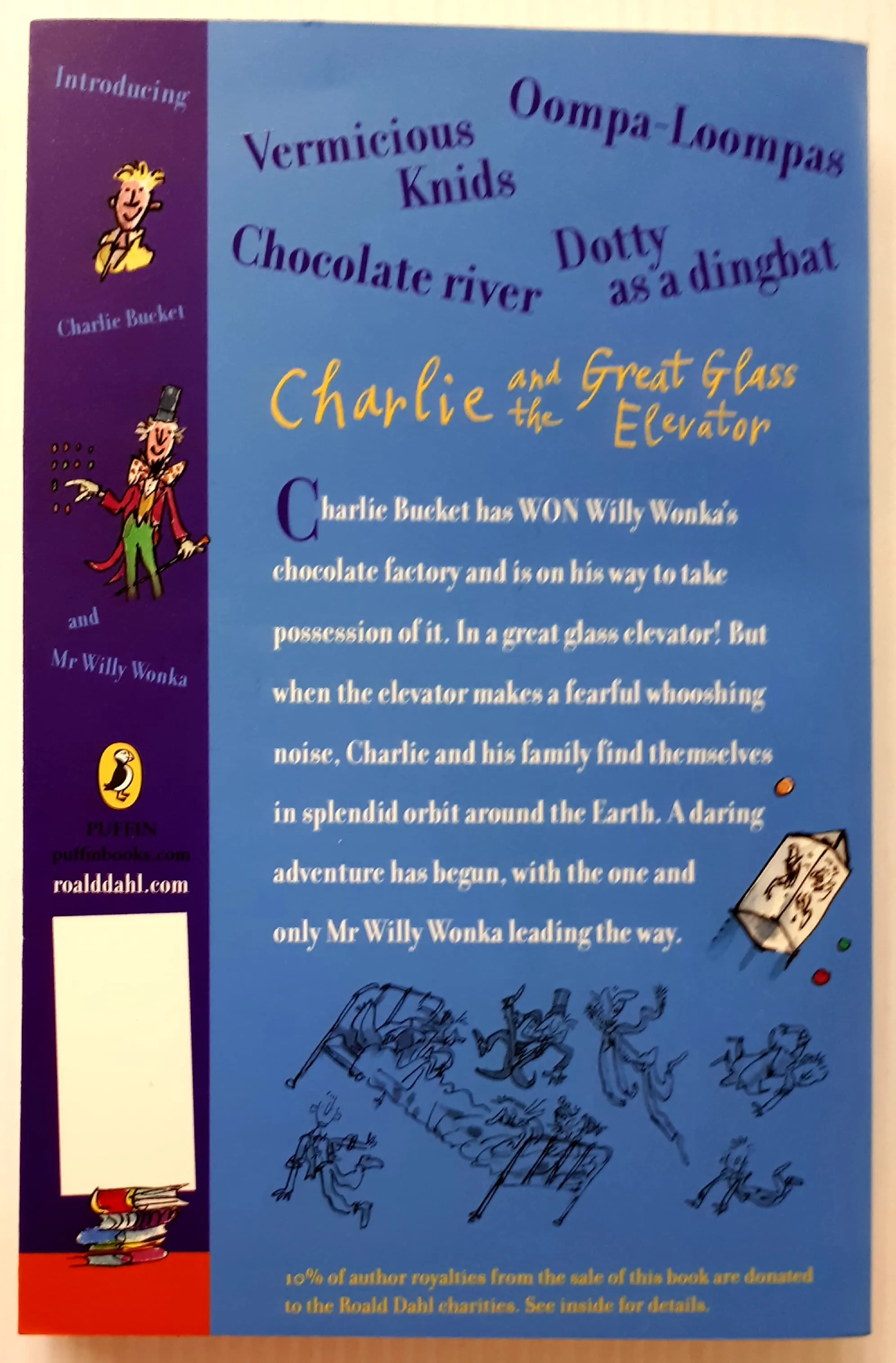 CHARLIE AND THE GREAT GLASS ELEVATOR - Roald Dahl