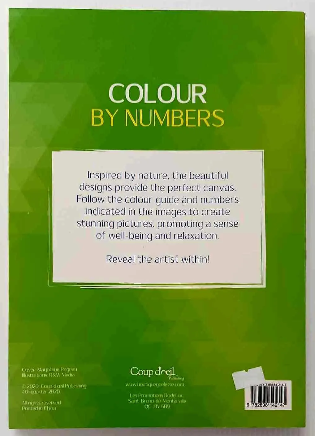 COLOUR BY NUMBERS - Coup d'oeil Publishing