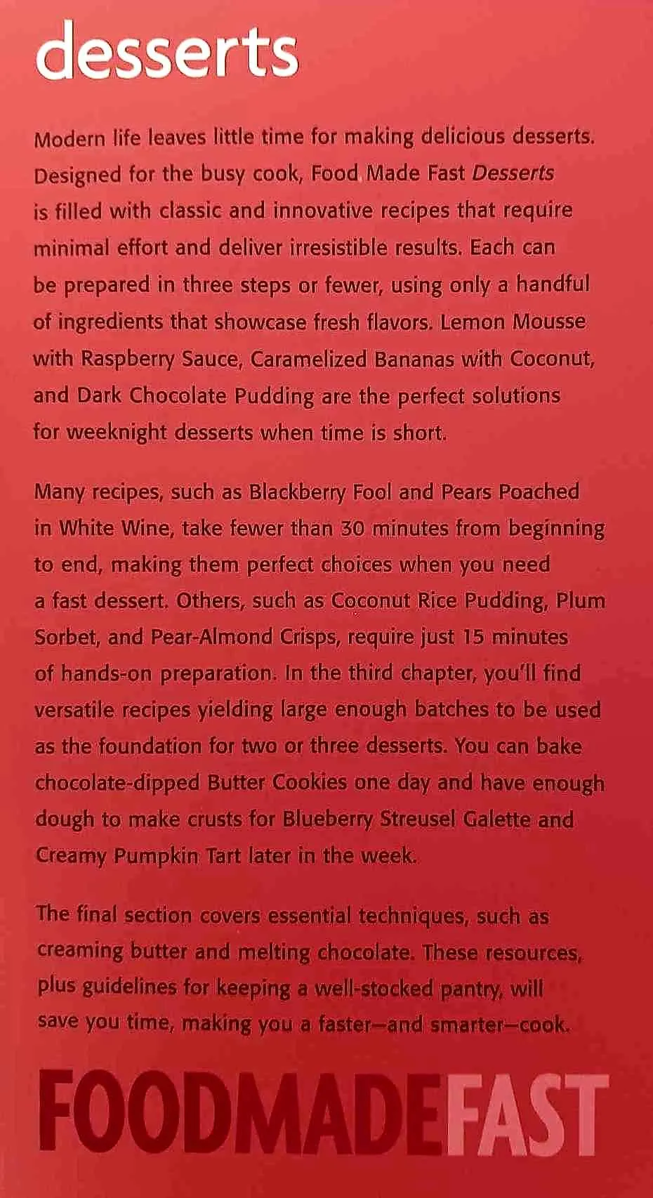DESSERTS - Williams-Sonoma