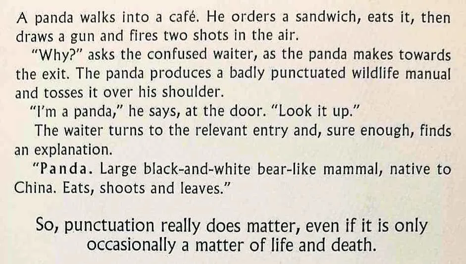 EATS, SHOOTS & LEAVES - Lynne Truss