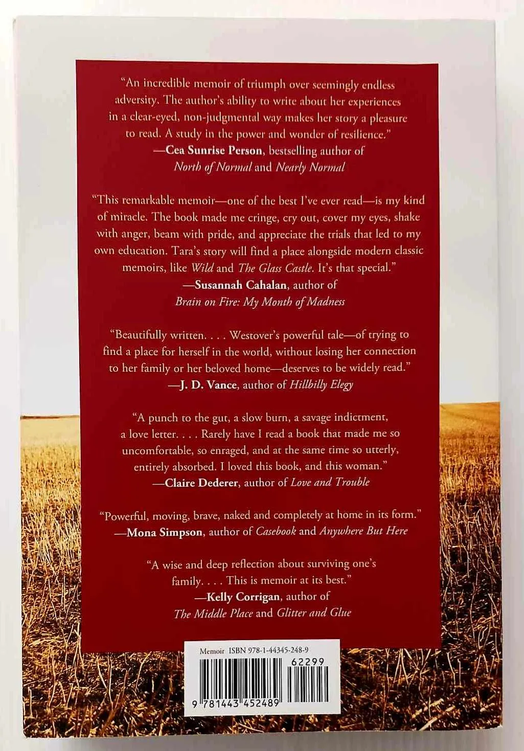 EDUCATED - Tara Westover