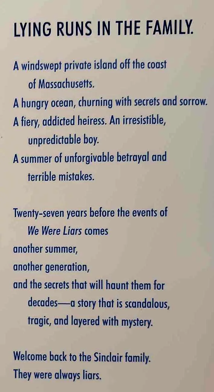 FAMILY OF LIARS - E. Lockhart