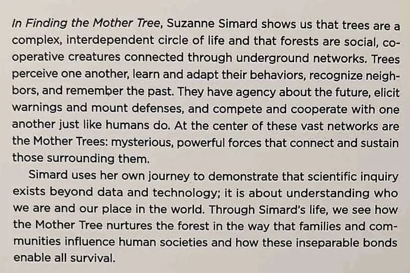 FINDING THE MOTHER TREE - Suzanne Simard
