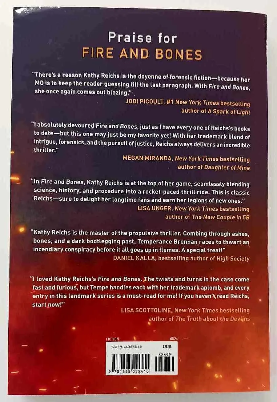 FIRE AND BONES - Kathy Reichs