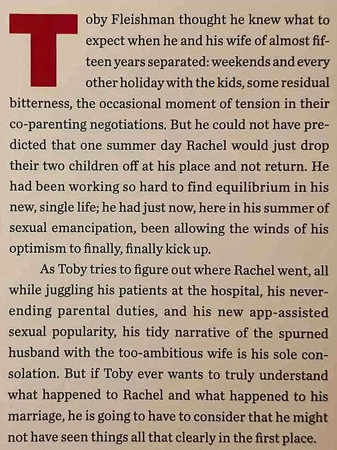 FLEISHMAN IS IN TROUBLE - Taffy Brodesser-Akner