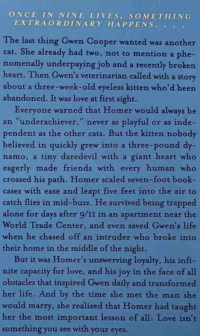 HOMER'S ODYSSEY - Gwen Cooper