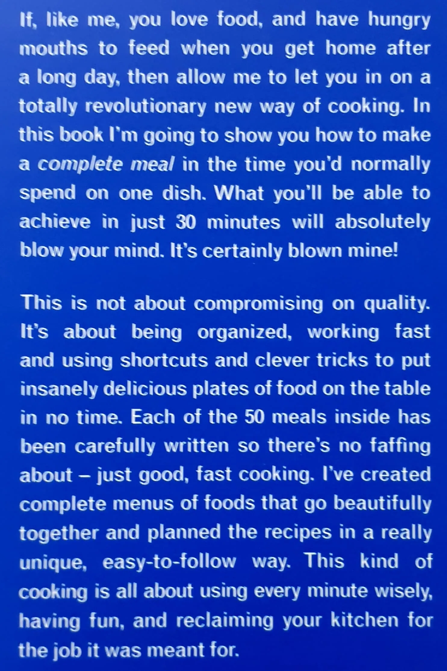JAMIE OLIVER'S MEALS IN MINUTES - Jamie Oliver