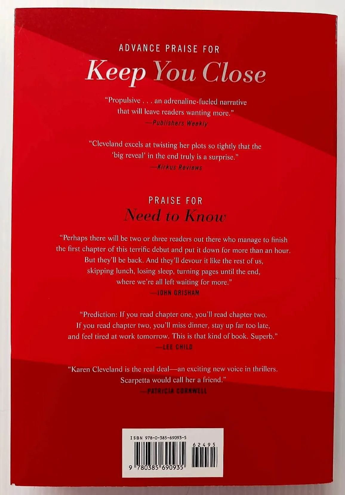 KEEP YOU CLOSE - Karen Cleveland
