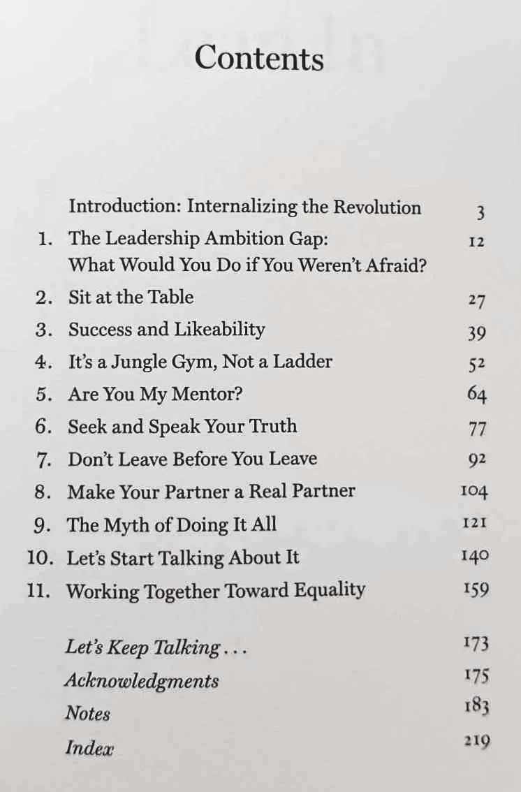 LEAN IN - Sheryl Sandberg