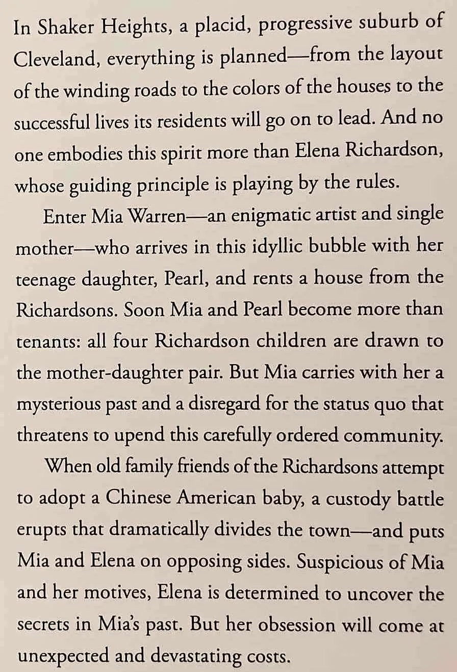 LITTLE FIRES EVERYWHERE - Celeste Ng