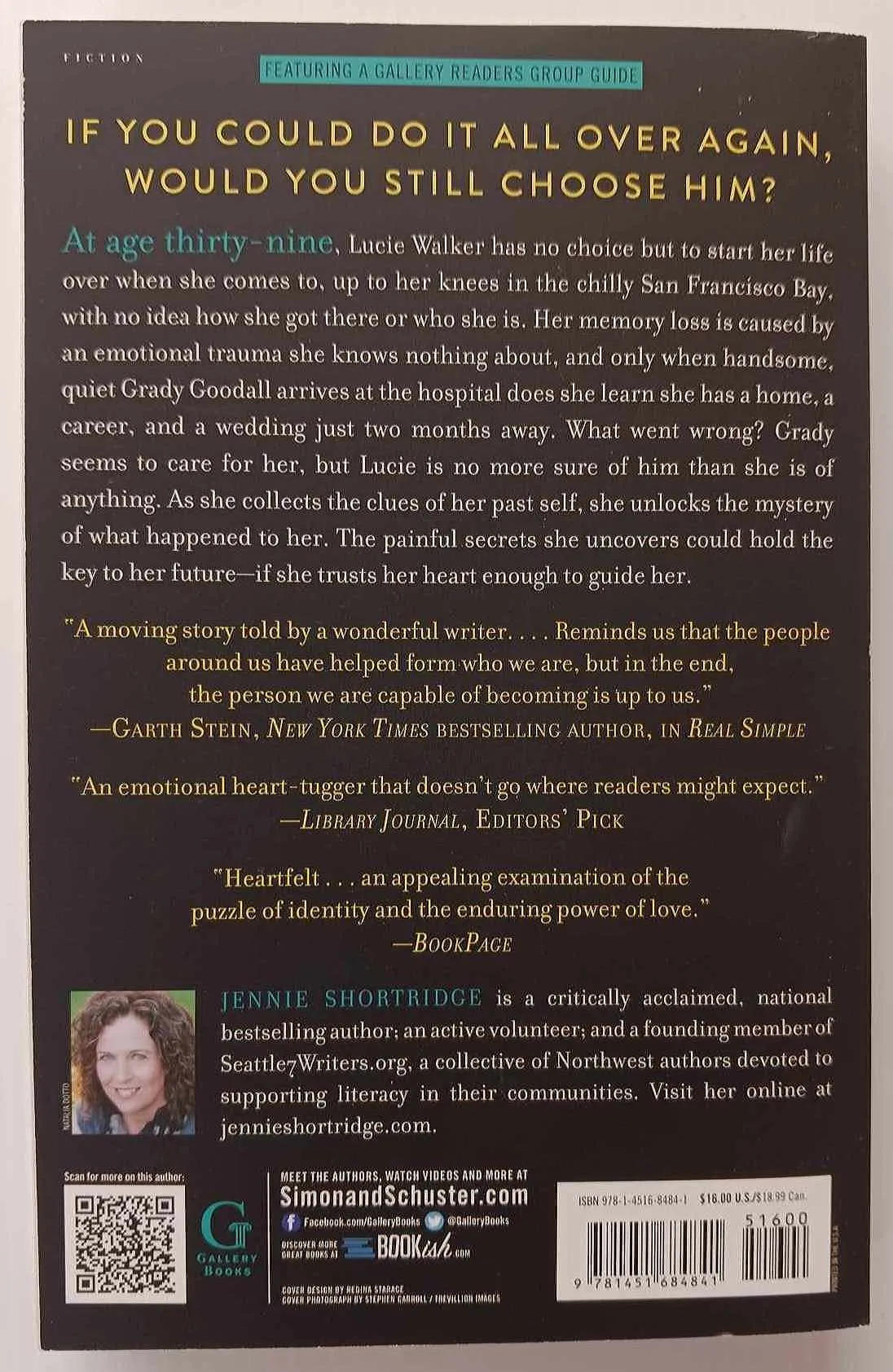 LOVE WATER MEMORY - Jennie Shortridge