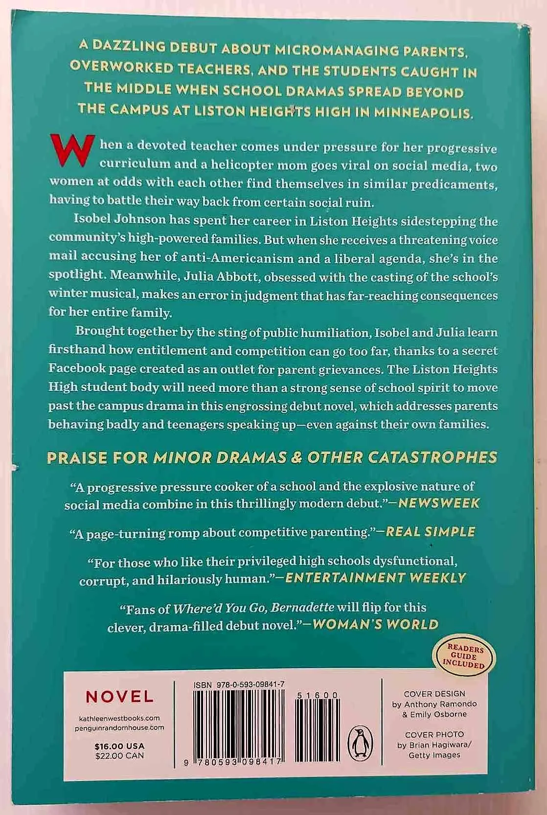MINOR DRAMAS & OTHER CATASTROPHES - Kathleen West
