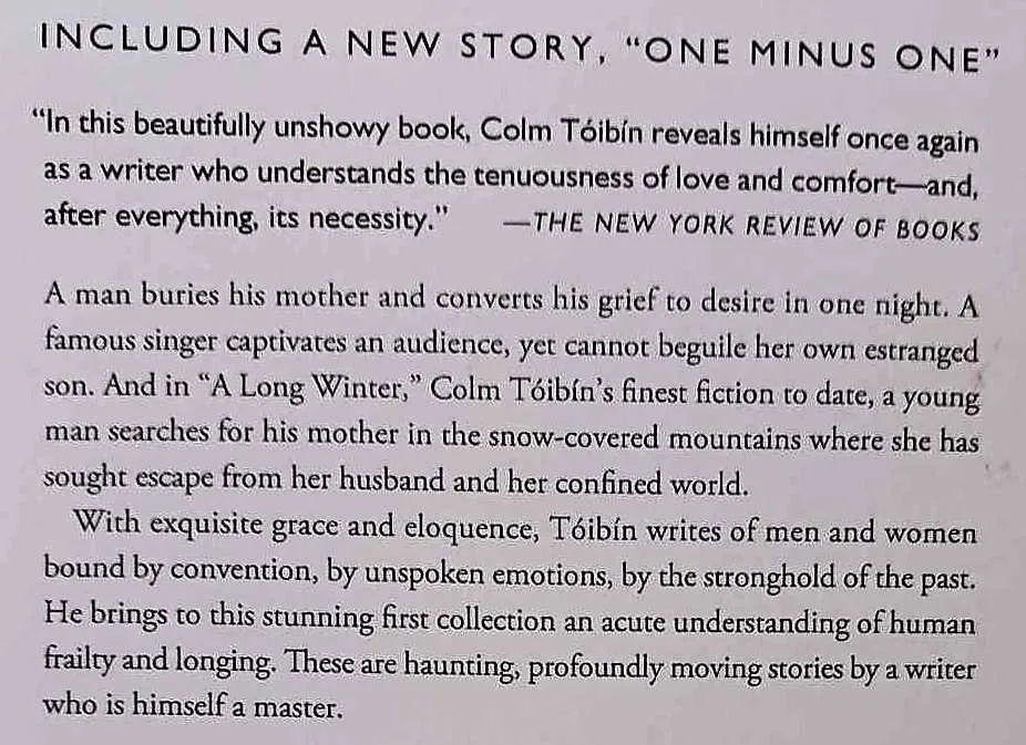 MOTHERS AND SONS - Colm Toibin