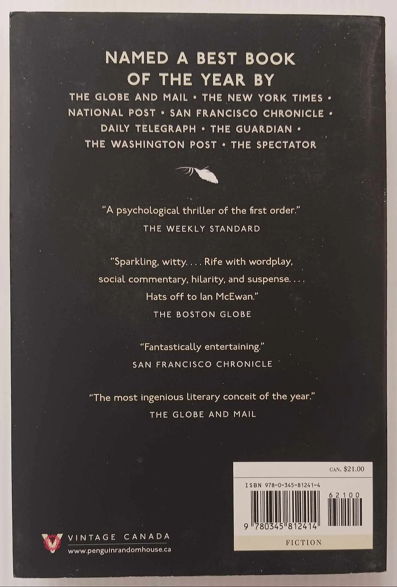NUTSHELL - Ian McEwan