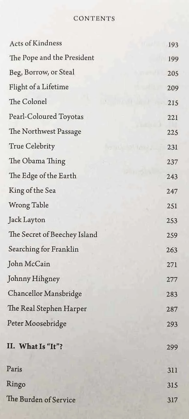 OFF THE RECORD - Peter Mansbridge