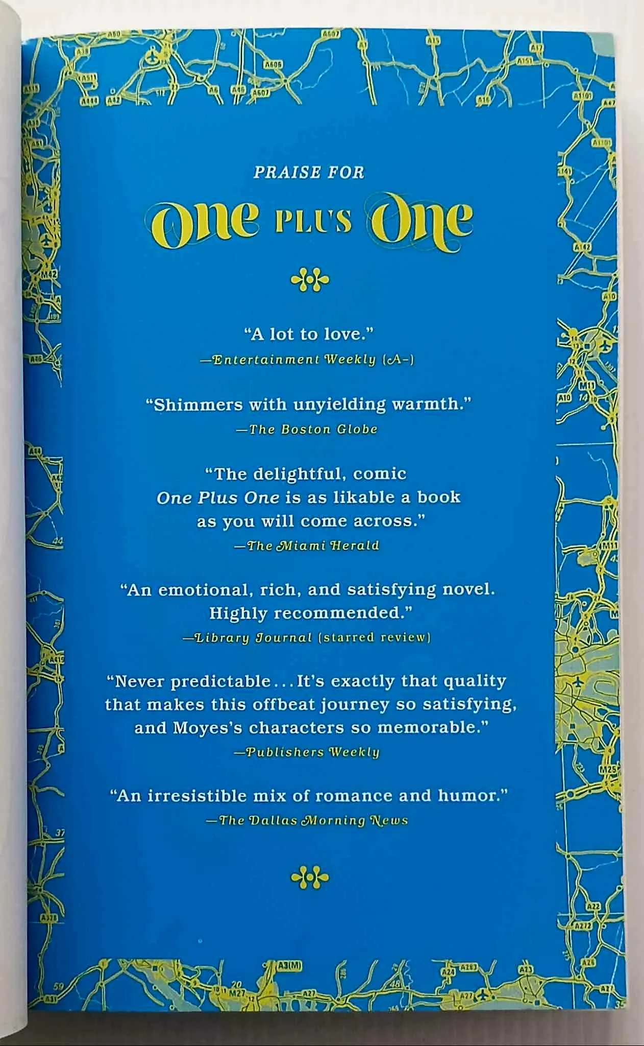 ONE PLUS ONE - Jojo Moyes