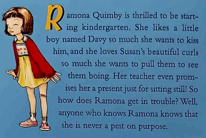 RAMONA THE PEST - Beverly Cleary