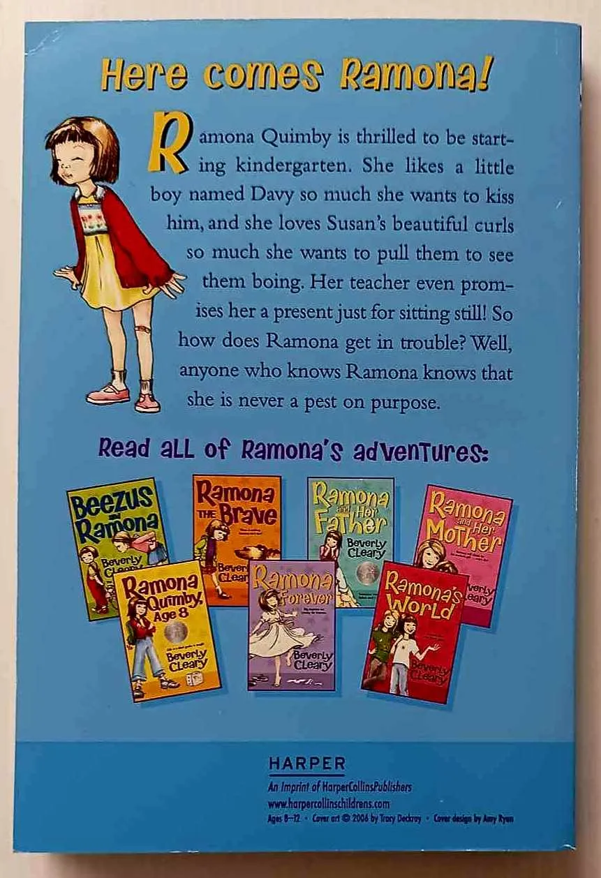 RAMONA THE PEST - Beverly Cleary