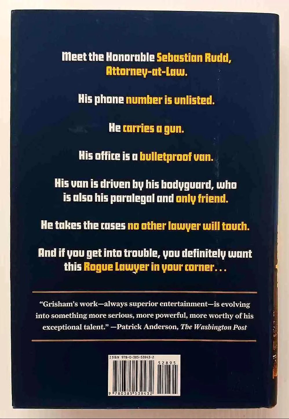 ROGUE LAWYER - John Grisham