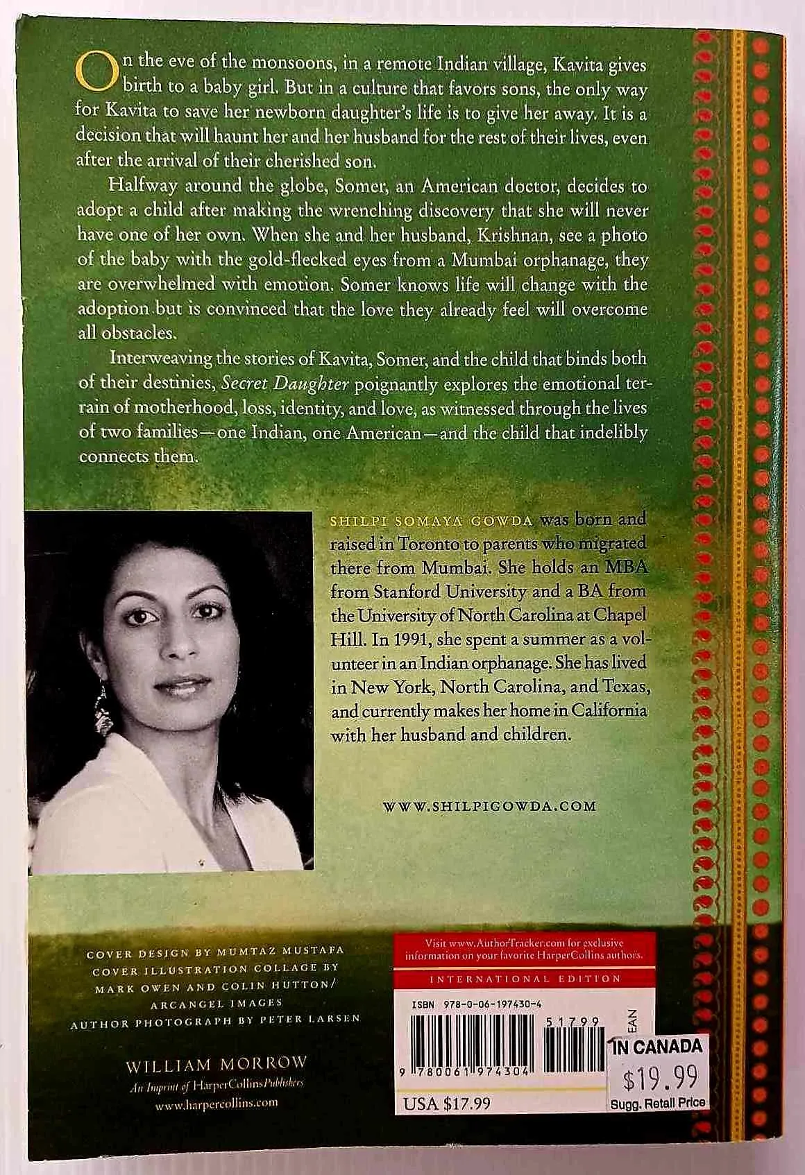 SECRET DAUGHTER - Shilpi Somaya Gowda