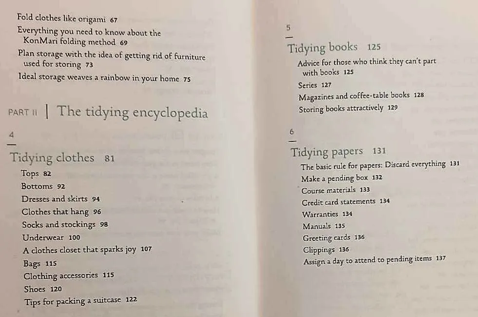 SPARK JOY - Marie Kondo