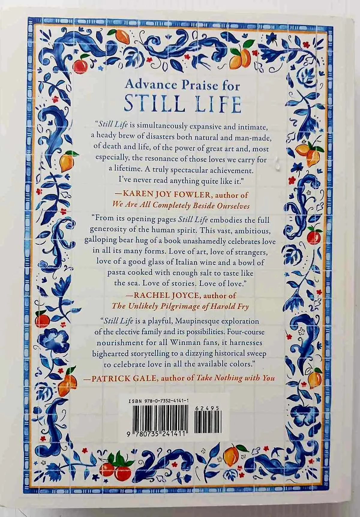 STILL LIFE - Sarah Winman