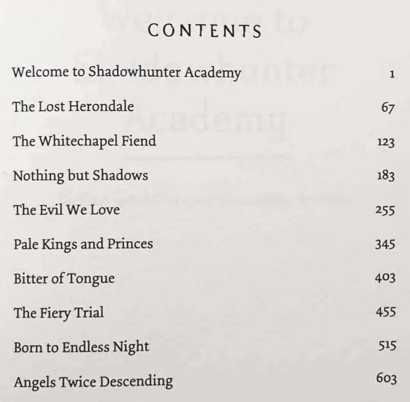 TALES FROM THE SHADOWHUNTER ACADEMY - Cassandra Clare, Sarah Rees Brennan, Maureen Johnson, Robin Wasserman