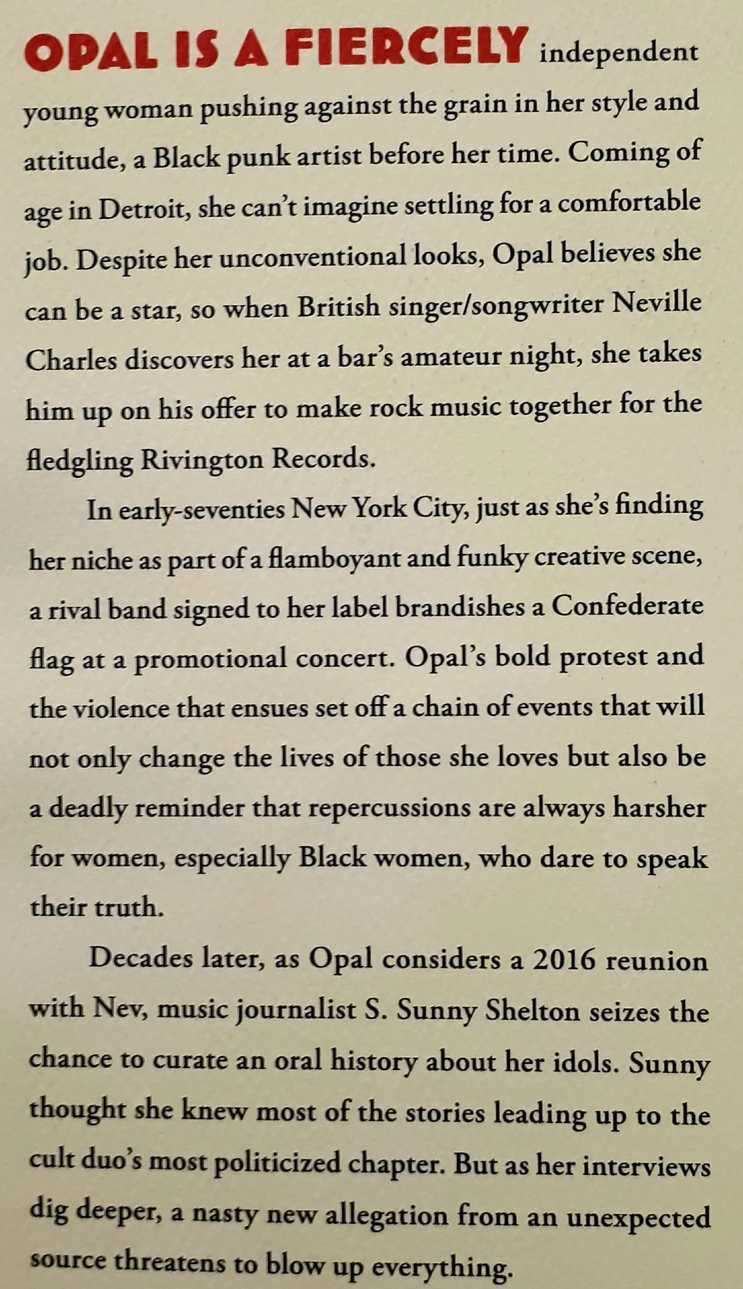 THE FINAL REVIVAL OF OPAL & NEV - Dawnie Walton