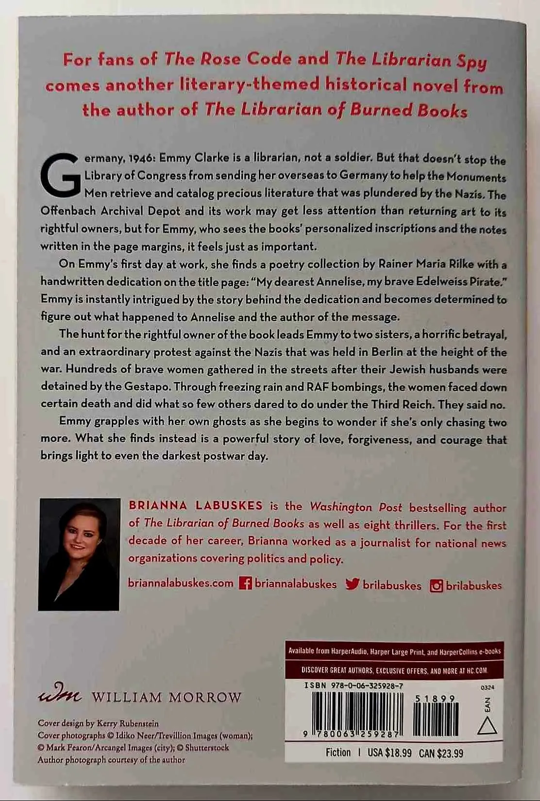 THE LOST BOOK OF BONN - Brianna Labuskes