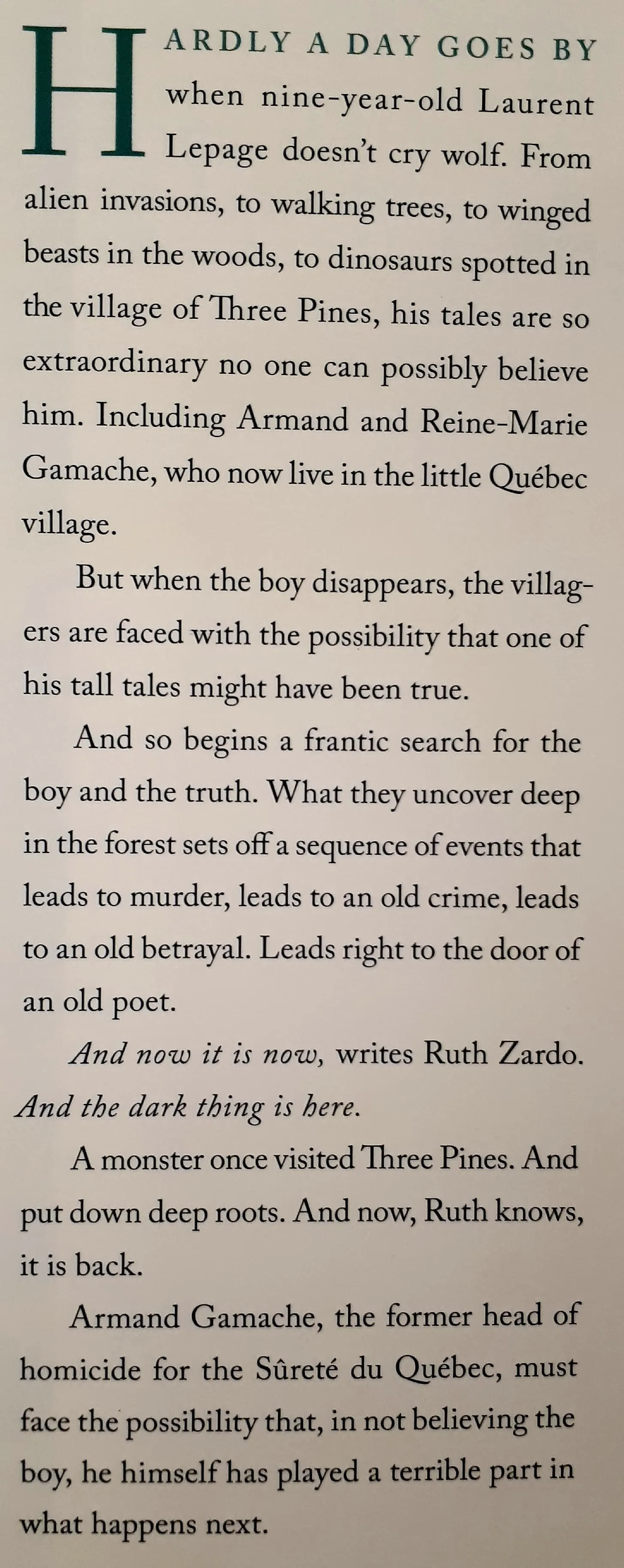 THE NATURE OF THE BEAST - Louise Penny