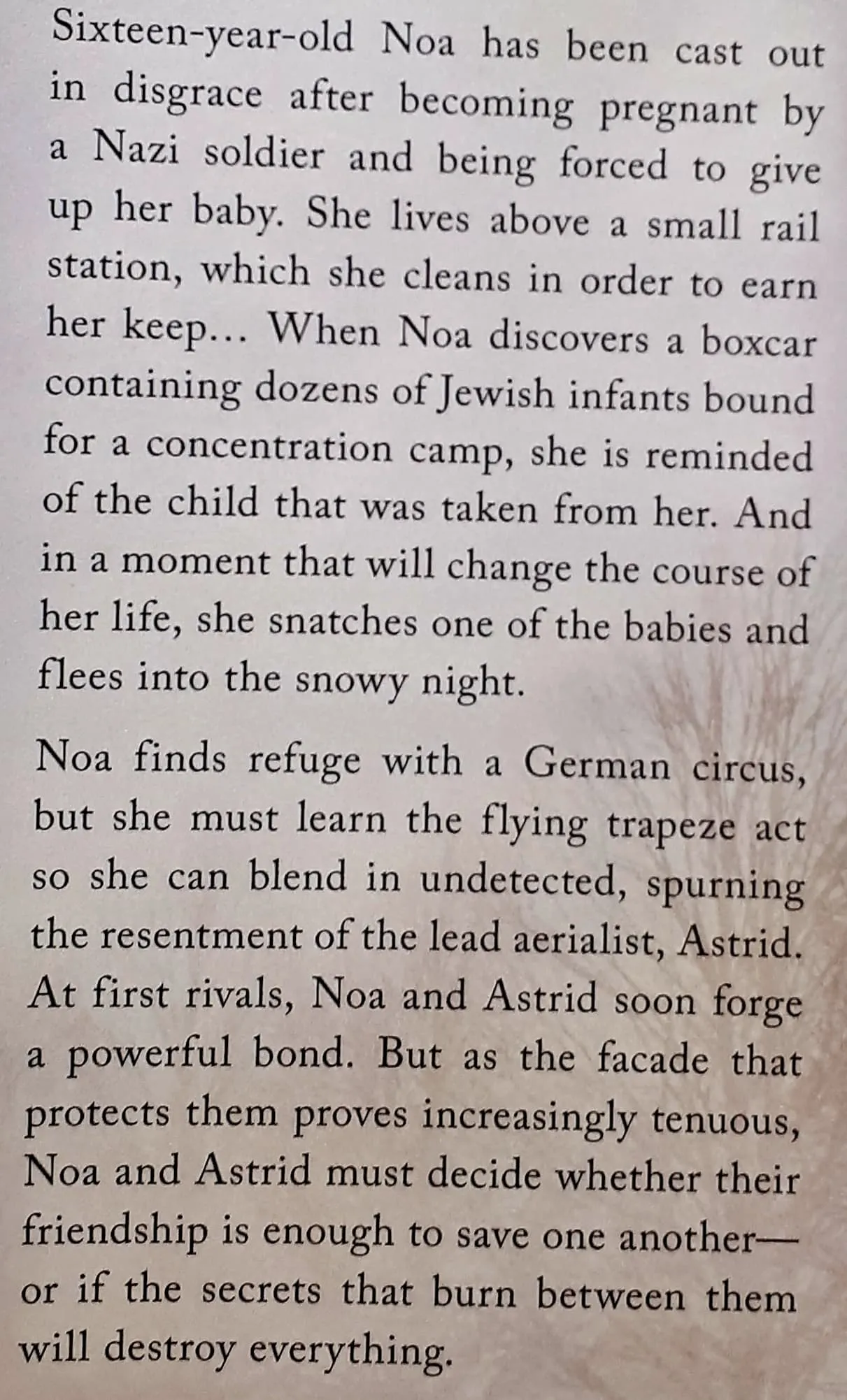 THE ORPHAN'S TALE - Pam Jenoff