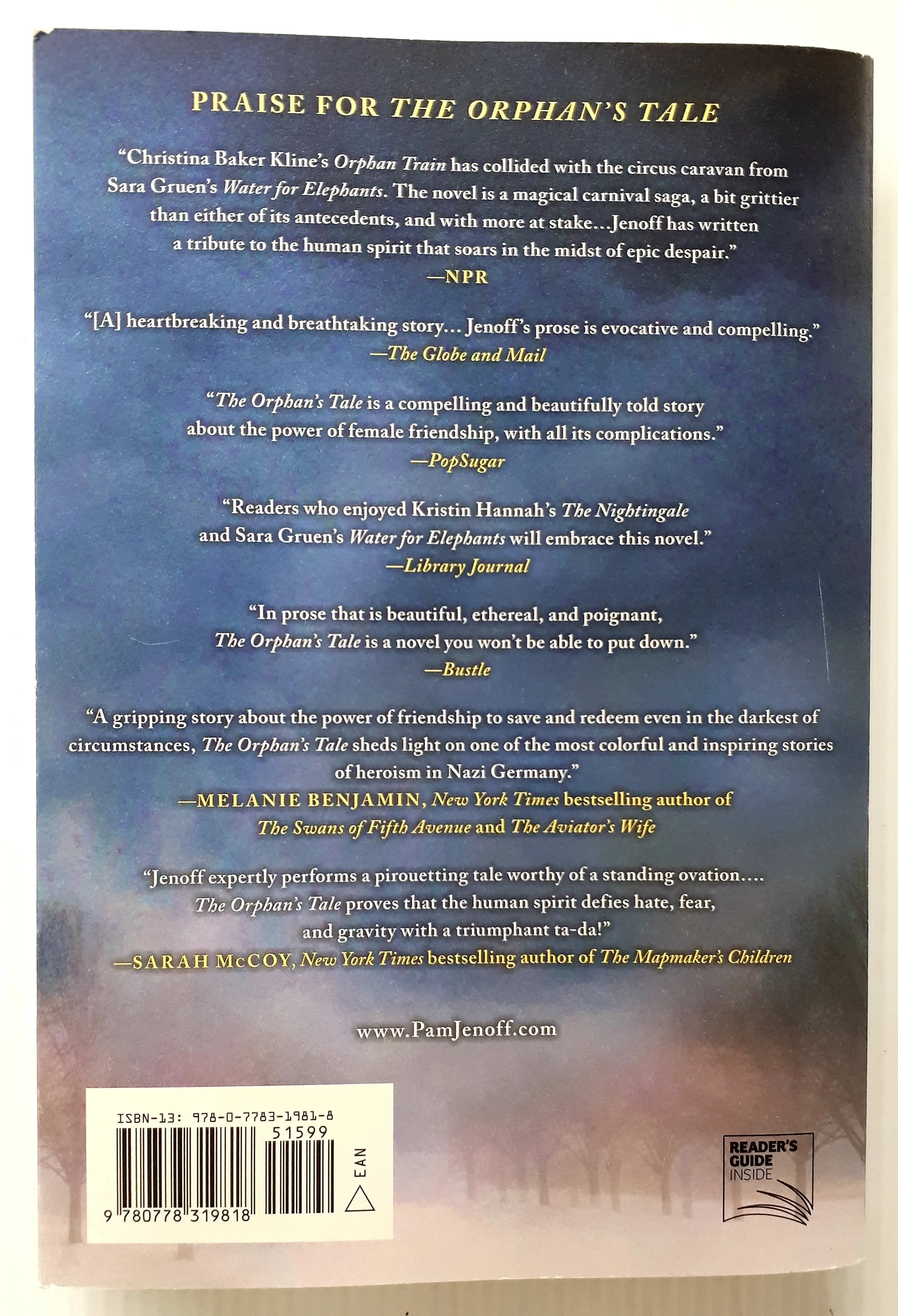 THE ORPHAN'S TALE - Pam Jenoff