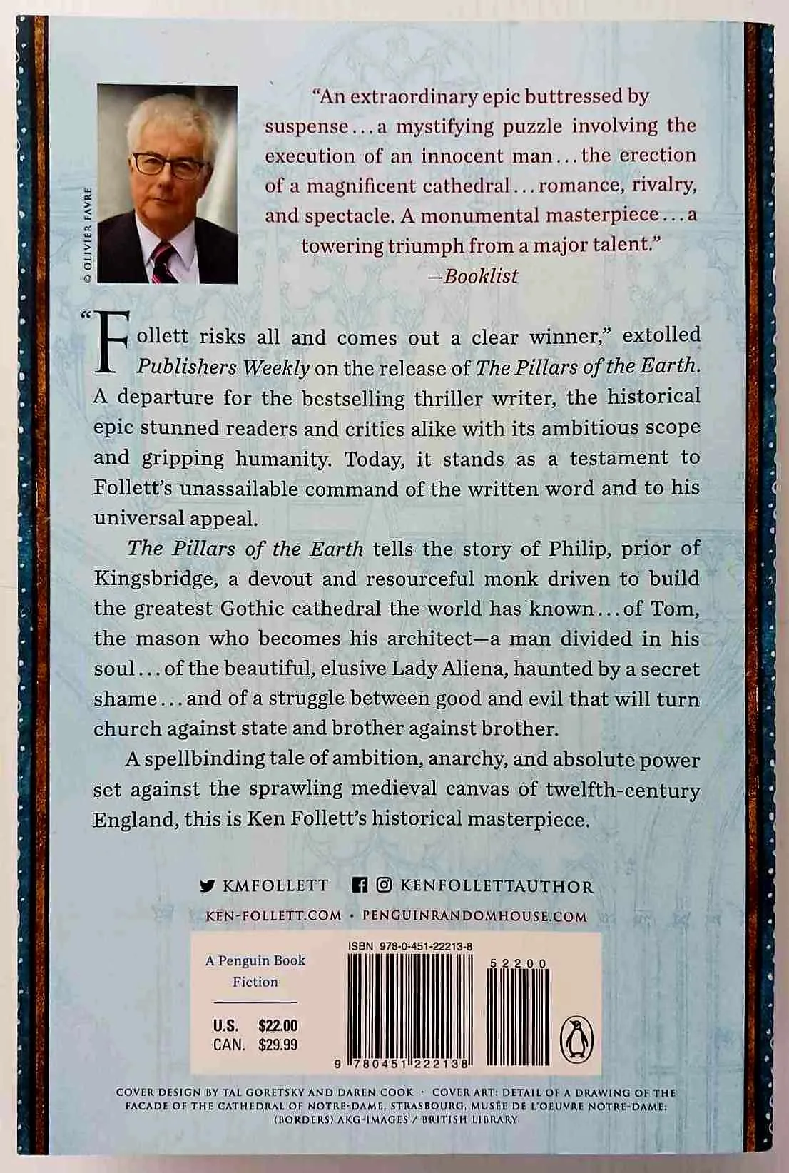 THE PILLARS OF THE EARTH - Ken Follett